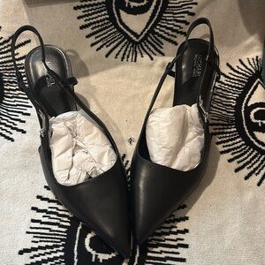 Michael Kors black Sling Back Pumps